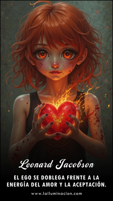 Imagen de la frase: El ego se doblega frente a la energía del amor y la aceptación. Imagen de la frase: El ego se doblega frente a la energía del amor y la aceptación.