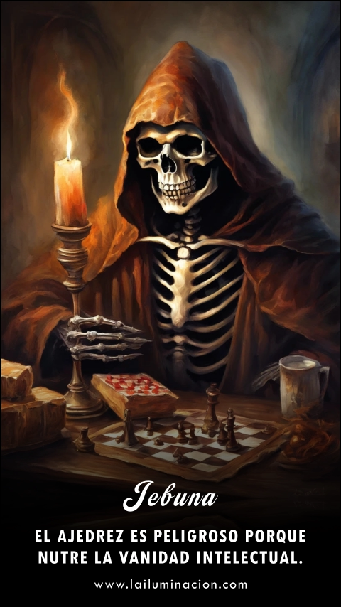 Imagen de la frase: El ajedrez es peligroso porque nutre la vanidad intelectual. Imagen de la frase: El ajedrez es peligroso porque nutre la vanidad intelectual.