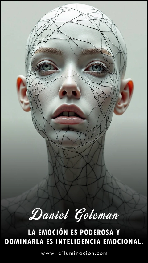Imagen de la frase: La emoción es poderosa y dominarla es inteligencia emocional. Imagen de la frase: La emoción es poderosa y dominarla es inteligencia emocional.