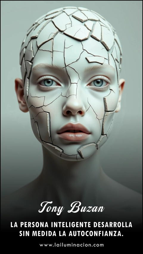 Imagen de la frase: La persona inteligente desarrolla sin medida la autoconfianza. Imagen de la frase: La persona inteligente desarrolla sin medida la autoconfianza.