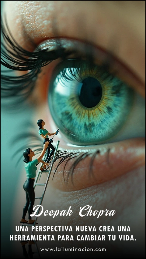 Imagen de la frase: Una perspectiva nueva crea una herramienta para cambiar tu vida. Imagen de la frase: Una perspectiva nueva crea una herramienta para cambiar tu vida.