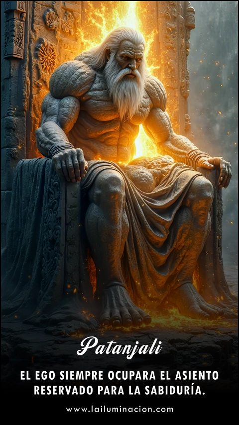 Imagen de la frase: El ego siempre ocupara el asiento reservado para la sabiduría. Imagen de la frase: El ego siempre ocupara el asiento reservado para la sabiduría.