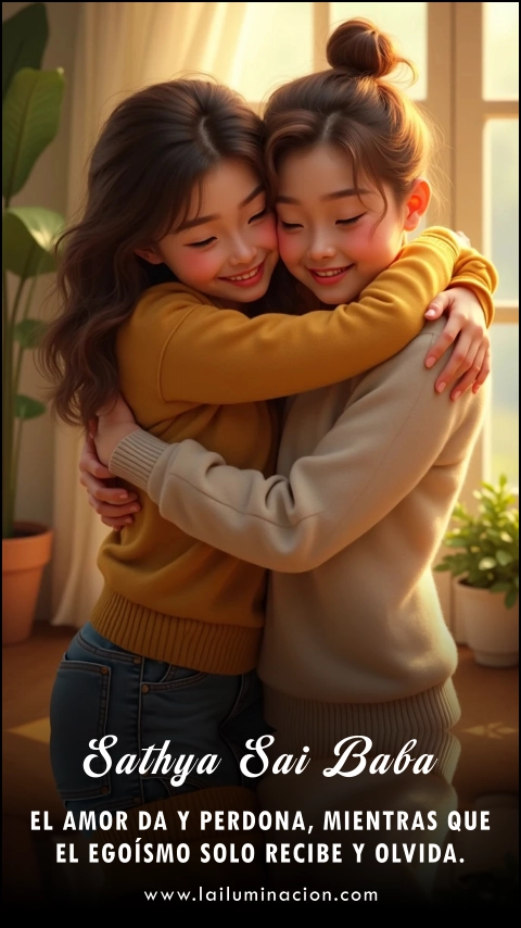 Imagen de la frase: El amor da y perdona, mientras que el egoísmo solo recibe y olvida. Imagen de la frase: El amor da y perdona, mientras que el egoísmo solo recibe y olvida.