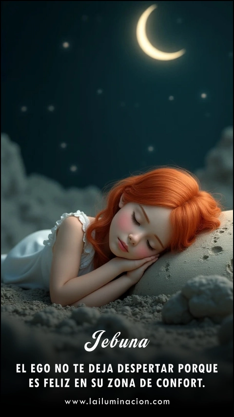 Imagen de la frase: El ego no te deja despertar porque es feliz en su zona de confort. Imagen de la frase: El ego no te deja despertar porque es feliz en su zona de confort.