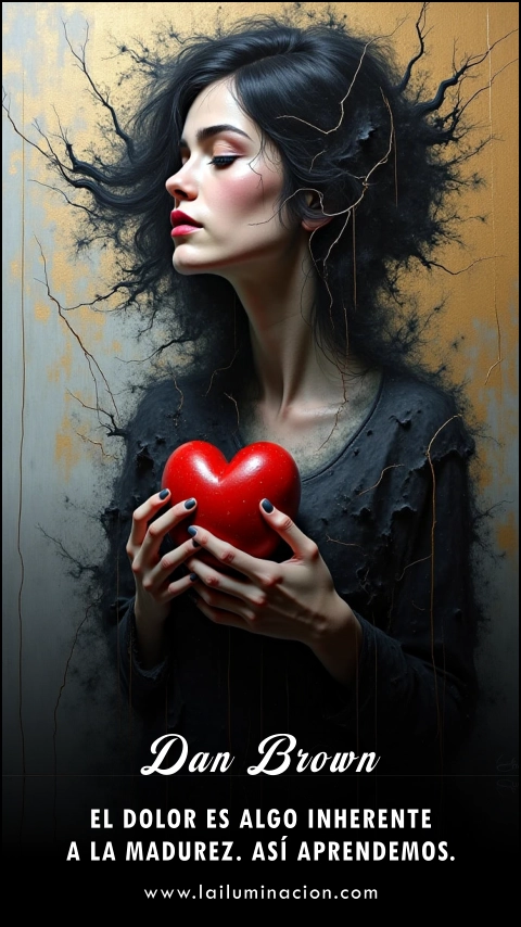 «El dolor es algo inherente a la madurez. Así aprendemos.» Frase de Dan Brown «El dolor es algo inherente a la madurez. Así aprendemos.» Frase de Dan Brown
