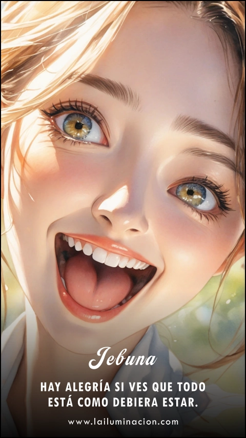 «Hay alegría si ves que todo está como debiera estar.» Frase de Jebuna «Hay alegría si ves que todo está como debiera estar.» Frase de Jebuna